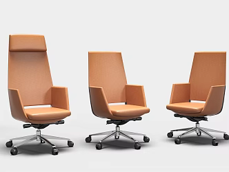 Office Chair Boss Chair Leather Chair Staff Chair 3d model