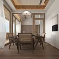 Hotel Guest Room With Wooden Walls Skylight Sofa Chairs Bathtub And Wooden Beams