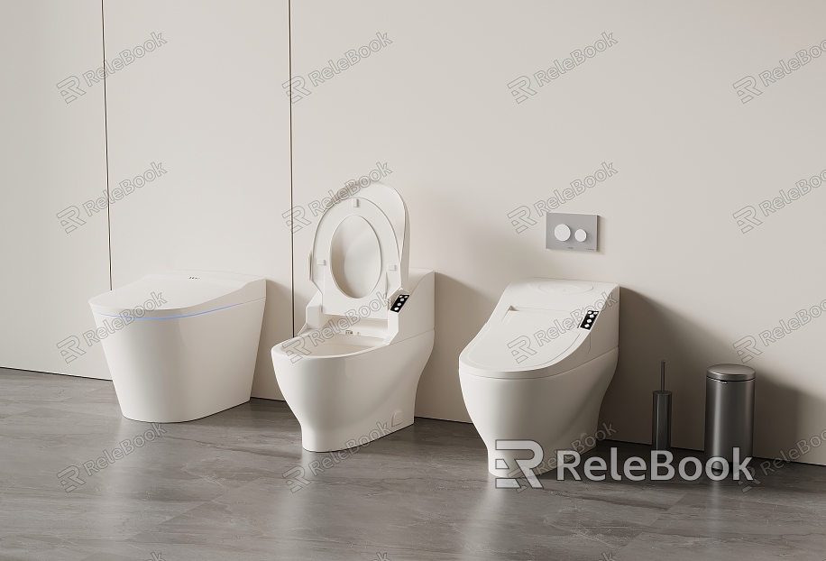 Modern Toilet Smart Toilet model