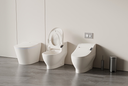 Modern Toilet Smart Toilet 3d model