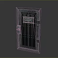 Industrial Style Metal Safe Door With Combination Lock Riveted Design And Secure Handle