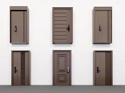 Home security door 3d model