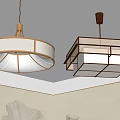 Pendant lamp combination 3d model