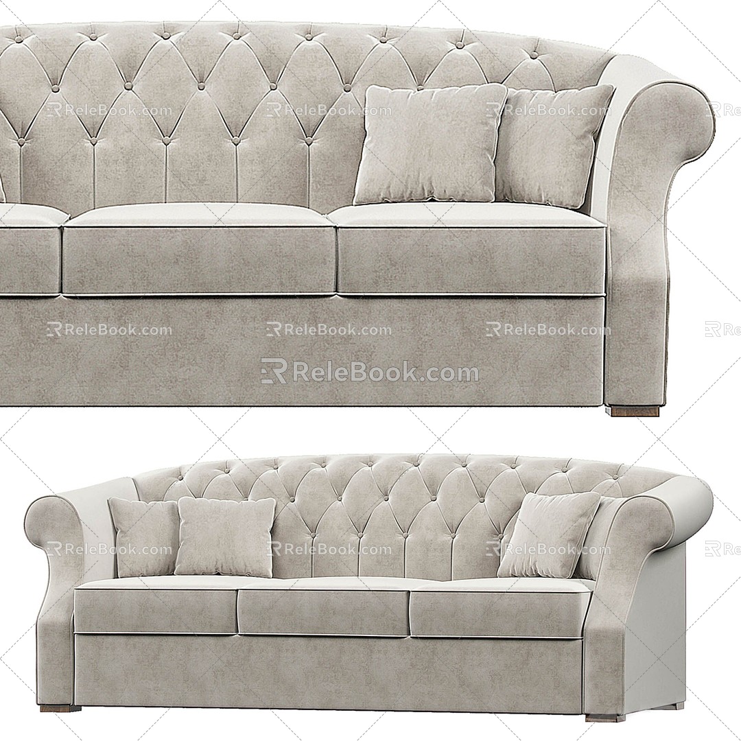 Dolce & Gabbana Sofa 3d model