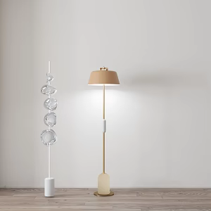 Crystal floor lamp 3d model