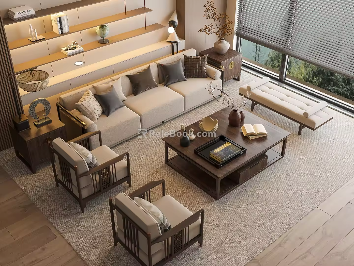 Sofa combination 3d model