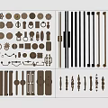 New Chinese handle 3d model