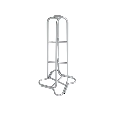 Stainless Steel Tiered Storage Rack With Stable Base For Kitchen Organization 3d model