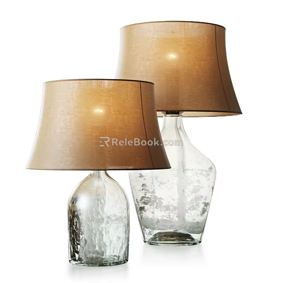 CLIFT glass table lamp 3d model