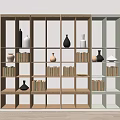 Modern bookcase 3d model