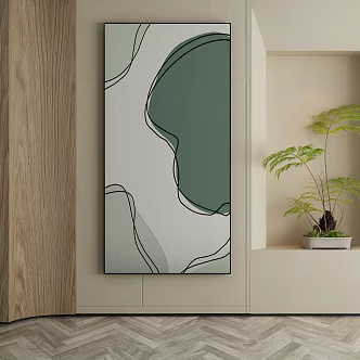 decorative painting 3d model