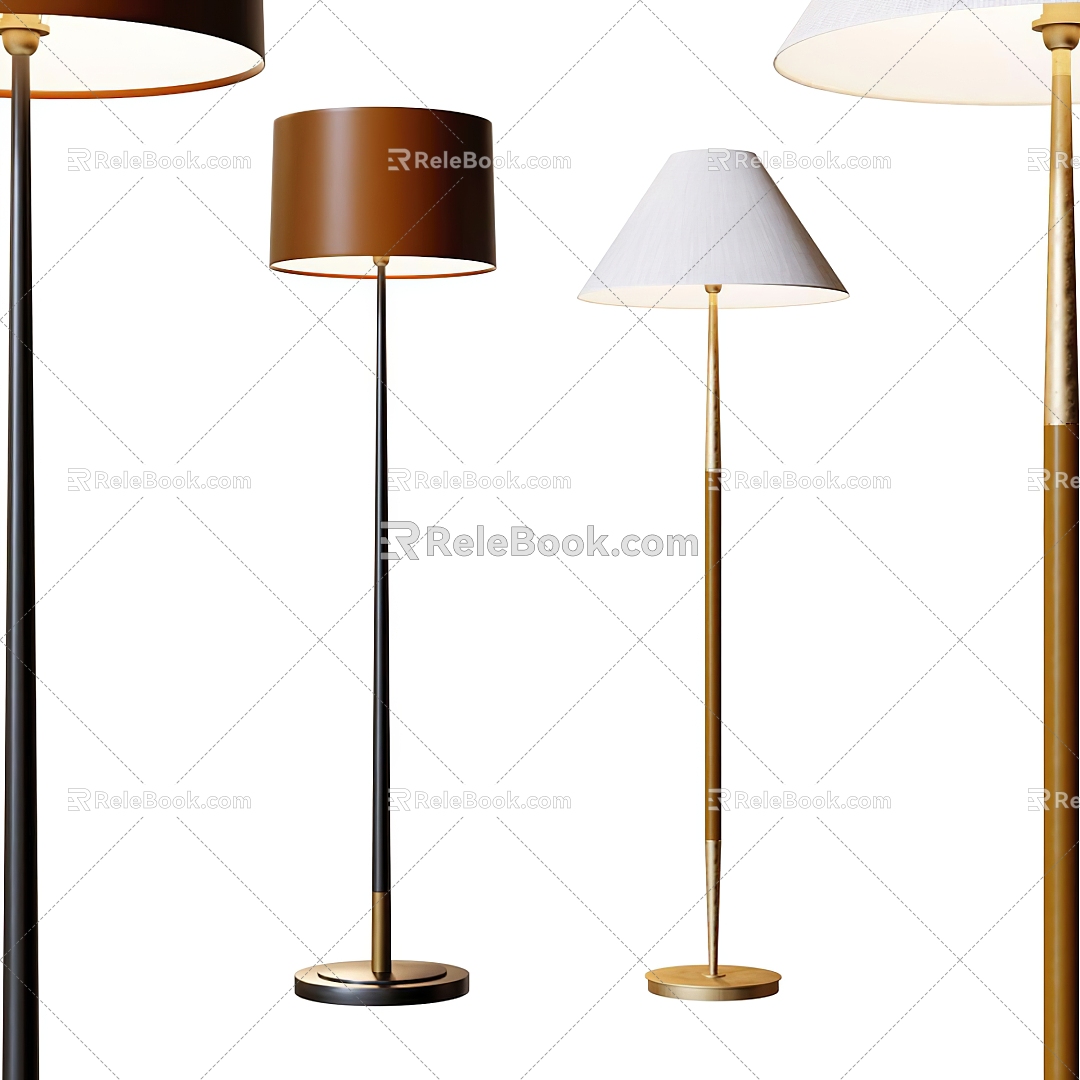 Floor lamp bowl type floor lamp LED floor lamp FLOS 3d model