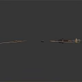 Retro Weapon Ancient Weapon Stone Age Original Tool 3d model