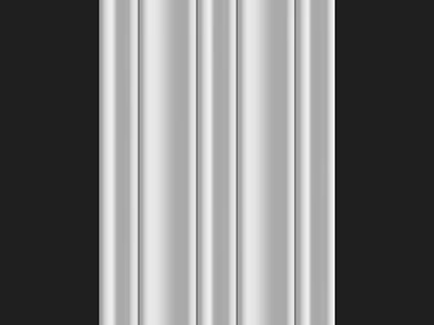 Silver Vertical Decorative Components With Sleek Linear Design For Modern Architecture 3d model