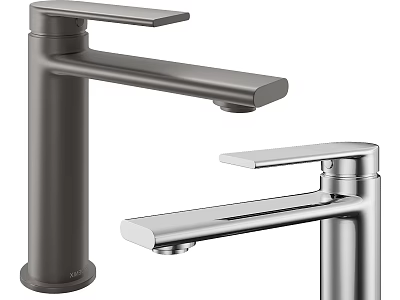 Modern Faucet Designs With Brushed And Polished Finishes For Contemporary Bathrooms 3d model