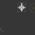 Military Camouflage Helicopter With Rotor Weapon System And Detailed Fuselage Design