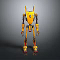 Robot Assistant Small Robot Butler Robot Butler Figure Game Figure 3d model