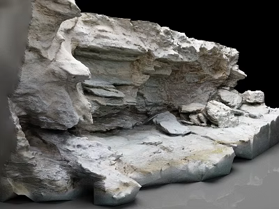 Stone And Wood Structure With Natural Layered Texture For Interior Home Decor Design 3d model