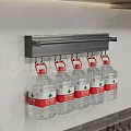 Wall Mounted Metal Rack Holding Hanging Large Water Jugs For Storage