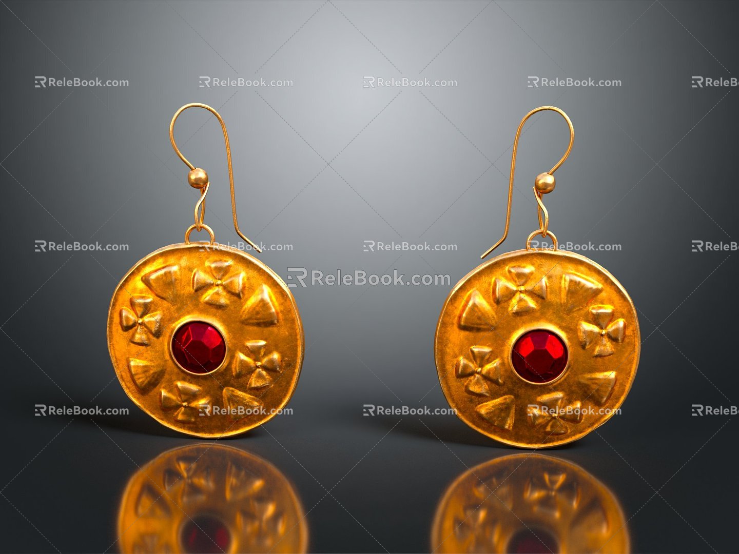 Light Luxury Earrings Earrings Drop Earrings Earrings Jewelry 3d model