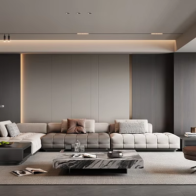 Sectional Sofa 3d models