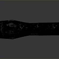 Black Tactical Weapon With Textured Surface And Ergonomic Grip For Military Use