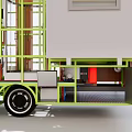 RV Structure RV Interior Display Car 3d model