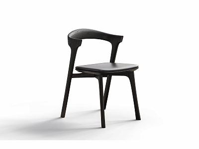 Italian Minimalist Dining Chair 3d model