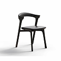 Italian Minimalist Dining Chair 3d model