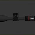 Tactical Rifle Scope With Black Body Adjustment Knobs Red Ring And SHAVA Logo