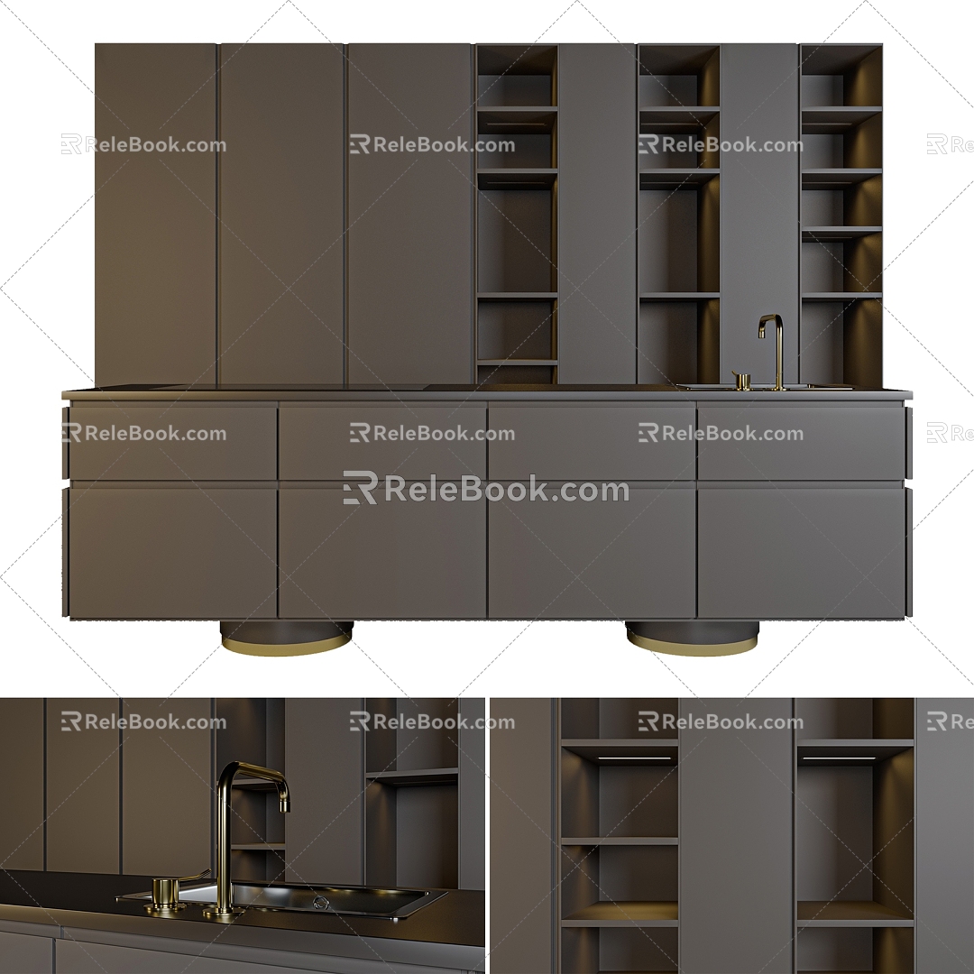 The Black Kitchen 3d model