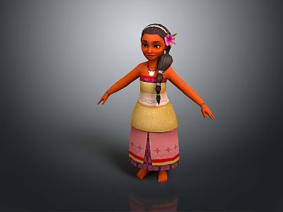Savage Little Savage Primitive Tribe Monster Cartoon Monster Cartoon Monster 3d model