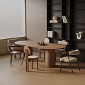 Modern table combination 3d model
