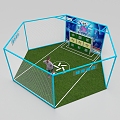 Play football game interactive 3d model