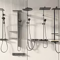 Modern Shower 3d model