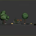 Game Environment Game Scene Fairy Tale Scene Fairy Tale Magic Scene Magic Item Fantasy Scene 3d model