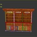 Vintage Wooden Wine Bar Cabinet With Shelves Drawers And Engraved Wine Bar Luma Signage