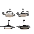 Modern Ceiling Mounted Air Conditioner Fan in Various Colors with Contemporary Design for Indoor Use