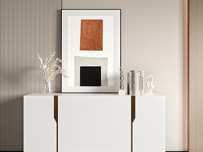 Modern Side Cabinet Side Cabinet Entrance Cabinet model