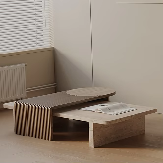Modern coffee table 3d model