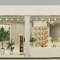 Natural Interior Space With Potted Plants Woven Baskets And Pendant Lights