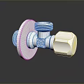 Chrome Plated Brass Angle Valve For Home Plumbing Bathroom Kitchen Use With Polished Surface
