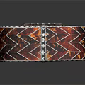 Exquisite Musical Guitar With Hand Painted Artistic Decorative Patterns And Details