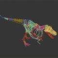 Modern Skeleton Animal Skeleton Dinosaur Skeleton Skeleton 3d model