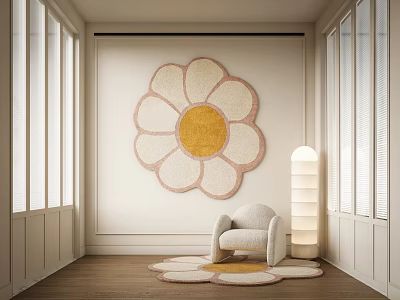 Modern Carpet Children's Room 3d model