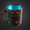 Modern Water Cup Porcelain Cup Mug 3d model