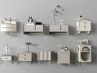 Bedside table 3d model