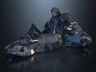 Shoes Canvas Shoes Running Shoes sneaker Sneakers Basketball Shoes Sneakers Casual Shoes Mountaineering Shoes Breathable Shoes Old Shoes Real Shoes High Mold Shoes 3d model