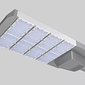 LED Outdoor Street Light with Multiple Bright LED Panels and Durable Metal Housing