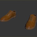 Low-top Leather Shoes Casual Leather Shoes Low-top Leather Shoes Casual Shoes Running Shoes Bean Shoes Loafers Flat Shoes 3d model